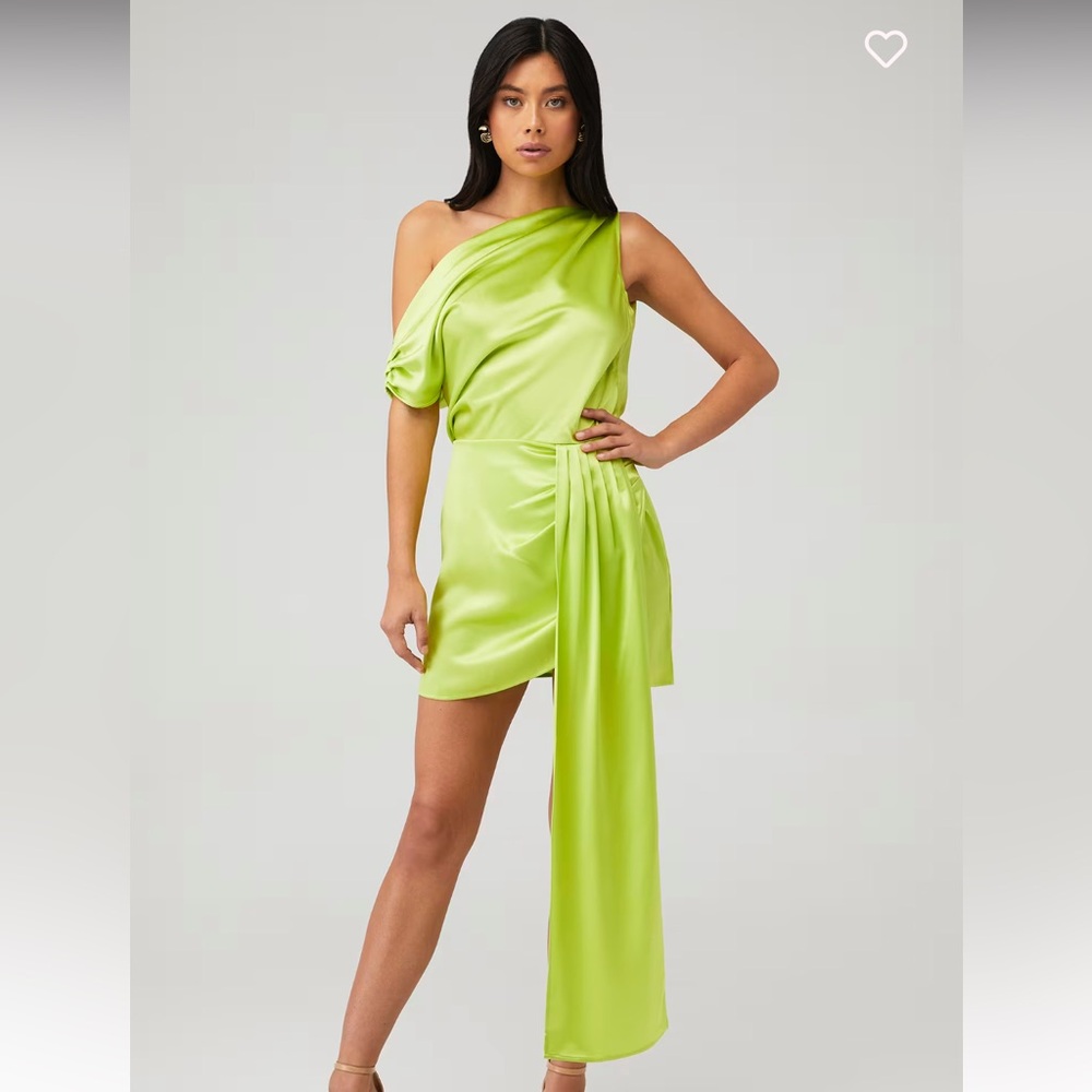 NONCHALANT LABEL X FASHIONPASS NATALIE DRESS in citrone